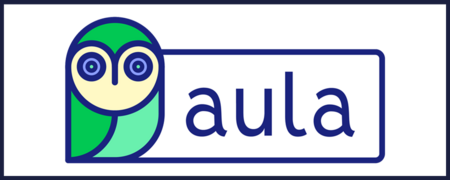 Logo Aula mit Rahmen  - Link auf: aula als Online-Beteiligungsformat