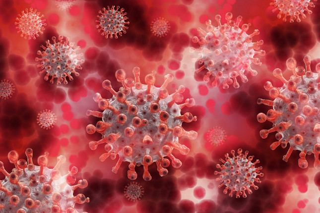 Eine Abbildung des Coronavirus