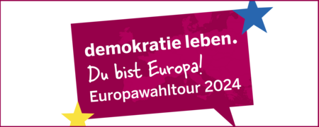 Tourlogo zur Europatour  - Link auf: Europawahltour 2024