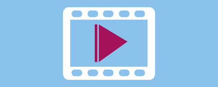 Grafik mit Symbol für Film  - Link auf: Webvideos