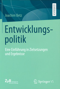Buchcover: Entwicklungspolitik