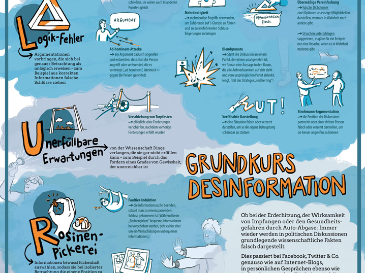 Screenshot Infografik Grundkurs Desinformation
