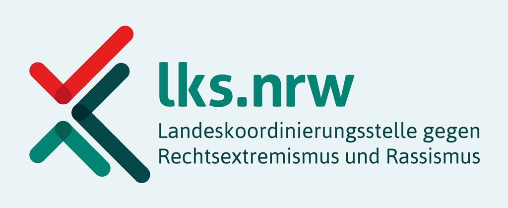 Logo der Landeskoordinierungsstelle gegen Rechtsextremismus und Rassismus