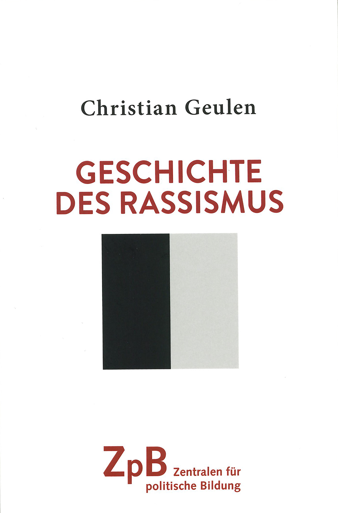 Buchcover: Geschichte des Rassismus