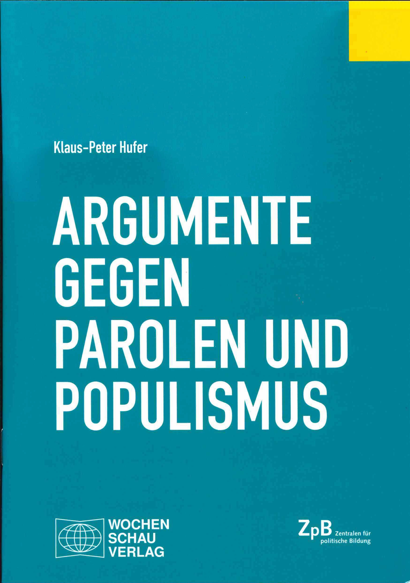 Buchcover: Argumente gegen Parolen und Populismus